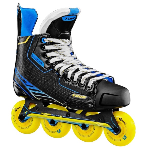 Preowned Tour‎ Code 9.one Junior Inline Hockey Skates Size 1 - Picture 1 of 11